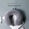 Solid Color U-Shaped Neck Pillow for Travel, Car, Office, or Napping - Cervical Support & Customizable Gift Option