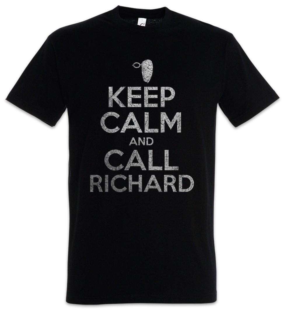 Keep Calm And Call Richard Mens T-Shirt Belfast Boardwalk Nucky Thompson 3XL