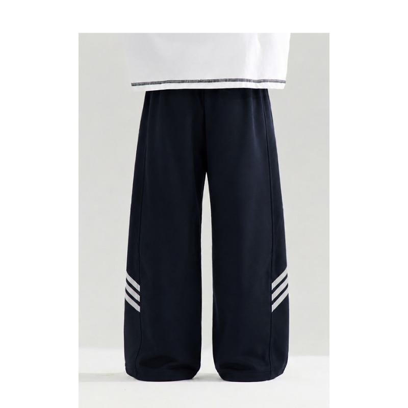Boys Color Block Straight Leg Casual Pants Big Kids Spring Autumn Trousers