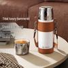 TOMIC 420ml Ceramic Lined Insulated Tea Tumbler