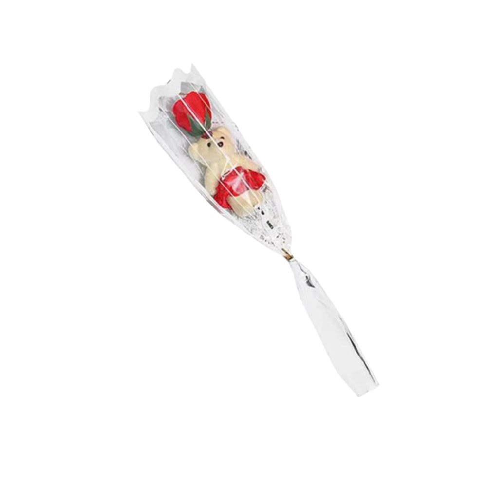 Künstliche Rose Künstlicher Rosenbär Blumenstrauß Bär Seifenrose Seifen Rosenblumen Hausdekoration