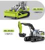 Senbao 705100-705103 Engineering Vehicle Building Blocks Set: Mixer, Transport Crane, Bulldozer for Kids