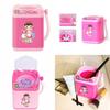 Charming And Practical Mini Electric Washing Machine Dollhouse Toy For Makeup Brush Cleaning