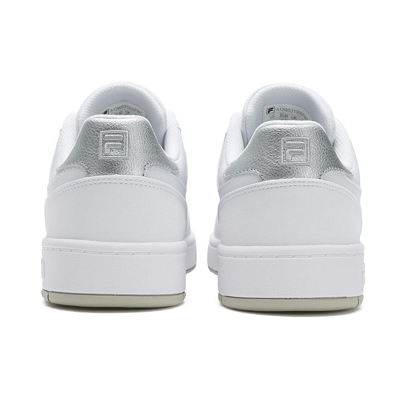 New FILA TARGA 1+Round Shield Shoes Breathable And Lightweight Low Top Tennis Shoes Women's FILA White A12W531005FWT