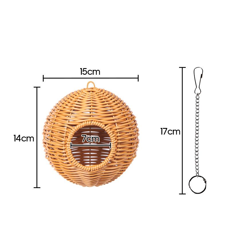 

Карман для сахарного поссума Клетка для поссума Спальный мешок для мелких животных Белок Мартышек Крыс Хомяков Металлический каркас ПП Ротанг Прочный