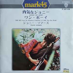 

7inch Record JOANIE SOMMERS Johnny Get Angry One Boy P2512W WARNER BROS 1971 Japan Pop Used