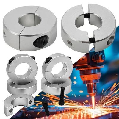 1Pcs 6-20mm Diameter Shaft Collar Aluminum Alloy Clamp-Type Collar New Fixed Locking Limit Ring