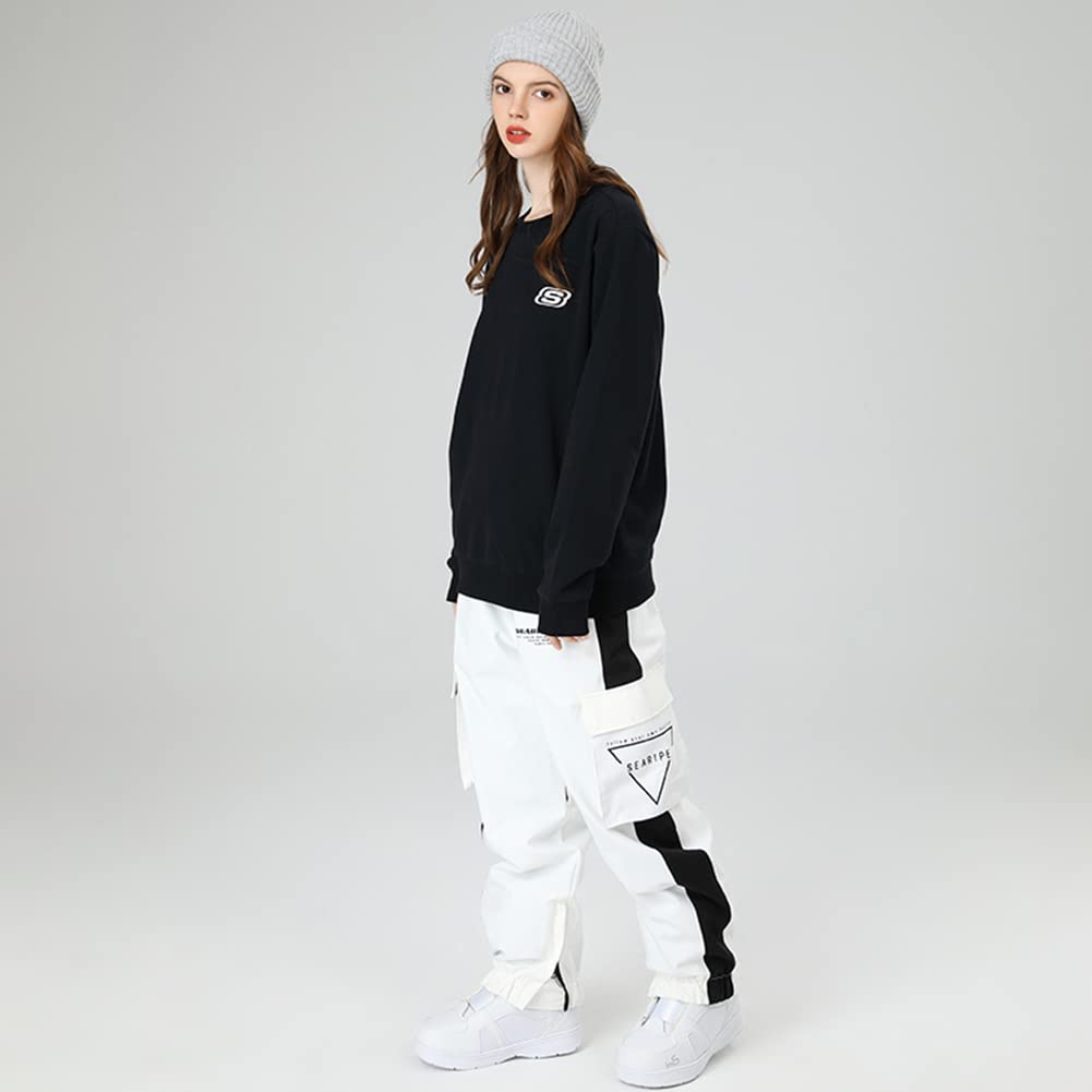 HOTIAN Snowboard Pants for Men and 6 5 Sizes Water Resistant to Abrasion and Women, Colors, (XS-XL), 10,000mm, Waterproof, Resistant, Warm, XYP-K2107