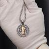 Saint St. Benedict Collar Medal of San Benito Necklace Men Women Spiritual Virgin Mary Pendant Chain