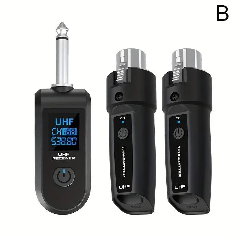 Wireless Microphone Transmitter Receiver System Xlr Adapter System For Dynamic Microphone Guitar Audio Mixer Pa System