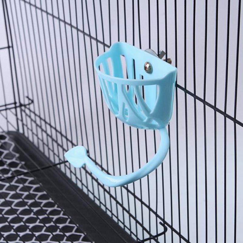 Multifunctional Parrot Feeder Bird Cage Fruit Vegetable Hanging Basket Hanging Creative Bird Feeder Basket Stand Up Toys