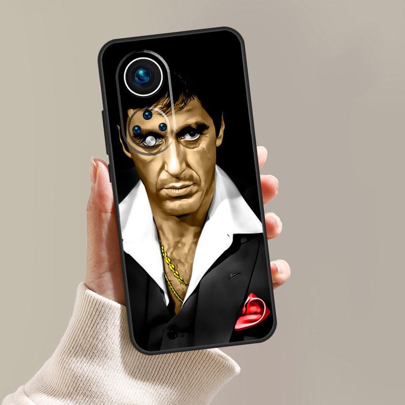 Scarface Tony Montanna  Poster Case For Honor Magic 8 6 5 7 Lite 400 Pro 200 90 70 50 X8c X8b X9a X9b X9c X9d Win RT Cover