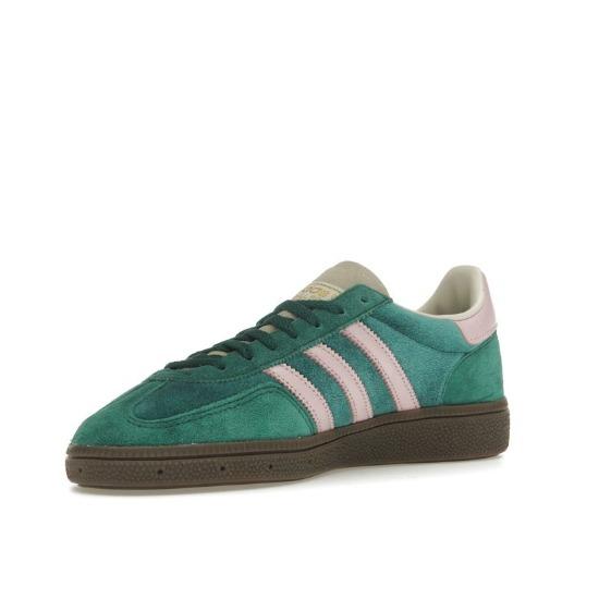 Adidas Handball Spezial Collegiate Green Pink Velvet Women Sneakers JI2648