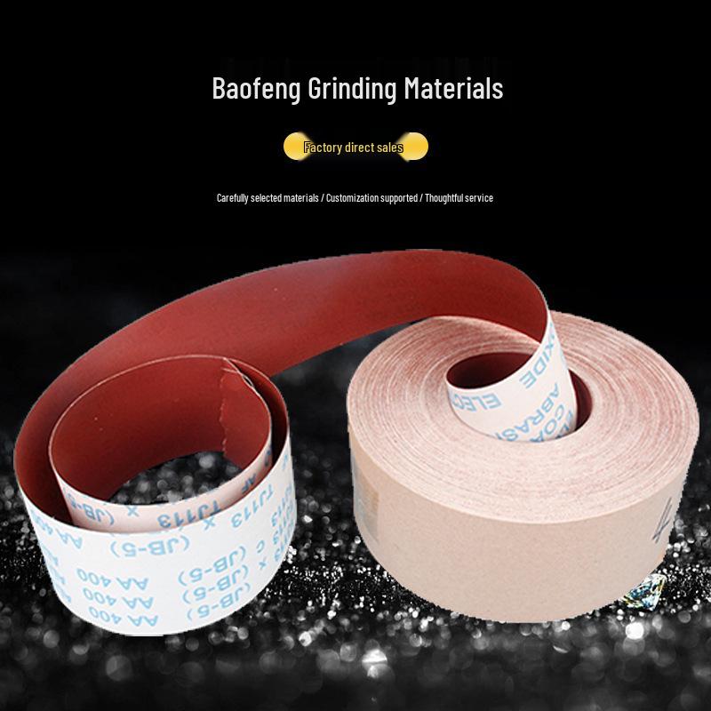Silicon Carbide Tearable Sandpaper Roll & Strong Sanding Belt: 40-800 Grit for Polishing and Grinding