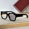 JMM INS Enzo Occhiali da sole quadrati in acetato per uomo e donna marca designer fatti a mano in Giappone Occhiali classici Vintage con astuccio