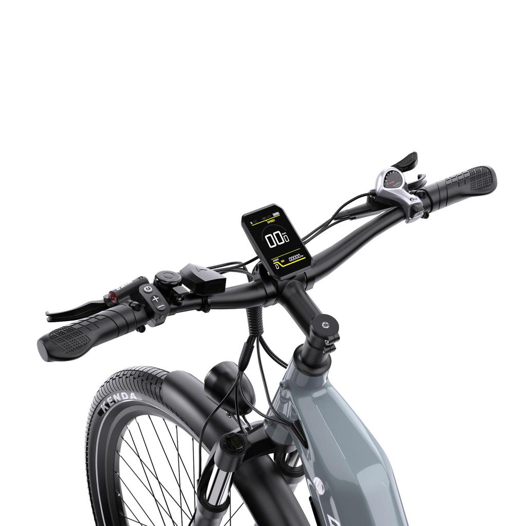 ONESPORT OT05 City Electric Bike 250W Motor 36V 18.2Ah Battery 27.5 Inch Tire - Grey