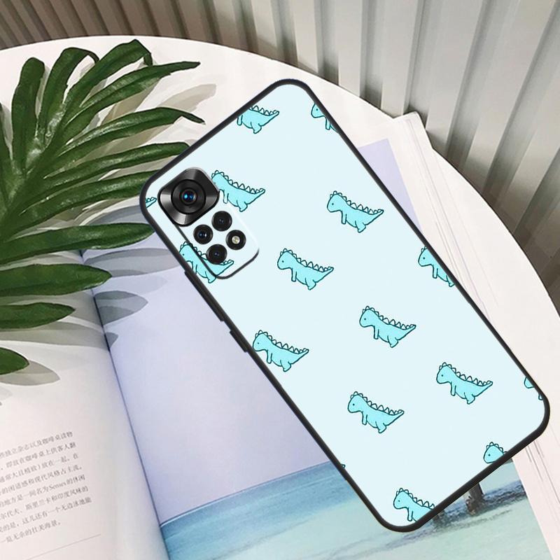 Cute Dino Aesthetic Dinosaur Funda For Xiaomi Redmi Note 14 13 10 11 12 15 Pro Plus Case For Redmi 15 13C 12C 10C 14C 15C
