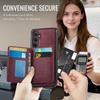 For Samsung Galaxy S23 FE Magnetic Case CASEME ME80 Series Leather PC TPU Phone Cover with Detachable Wallet