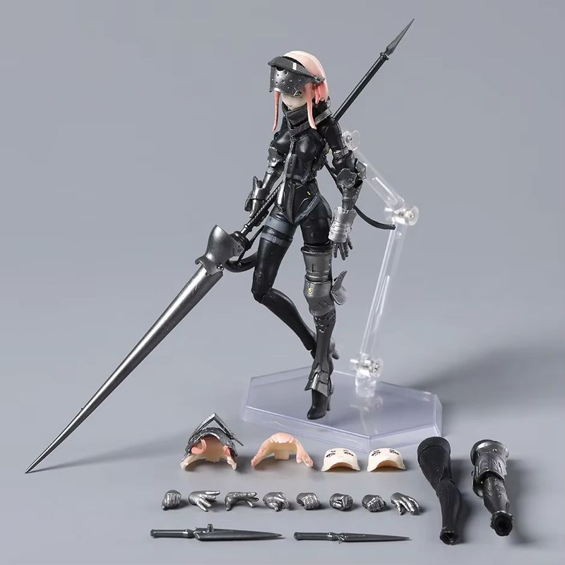 15cm Anime Max Factory Figma 491 Falslander LANZE REITER PVC KO Joint Movable Action Figures Collectible Model Toy Boys Gifts