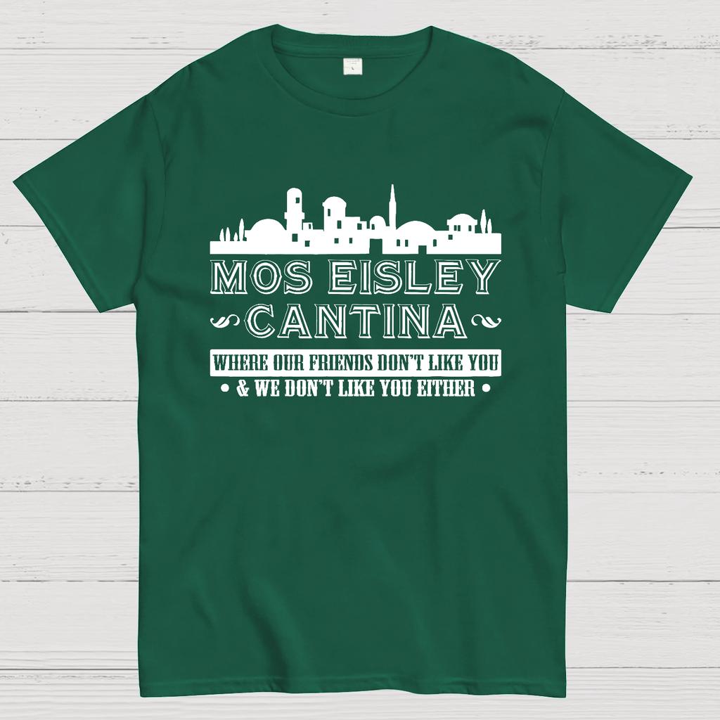 Mos Eisley Cantina Where Our Friends Don't Like You And We Don't Like You Either 100% Cotton Summer Casual Cool Loose T-Shirt
