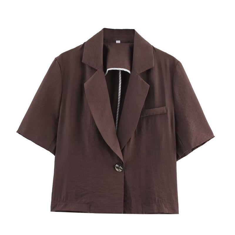 Kaslead New Arrival Women's Fashion Style Short Sleeve Suit Outwear Casual Pants 8073149 80736049