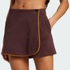 Adidas Originals 80s Skort Slim Fit Stretch Casual Shorts Women Bottoms Dark-Grey-Brown JC6170