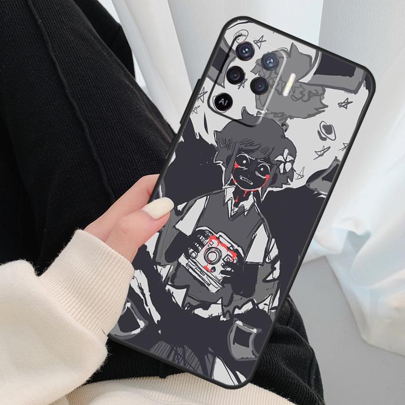 Omori Game Case For OPPO A54 A74 A94 A83 A91 A93 A5 A9 A31 A53 2020 A15 A52 A72 Find X5 X3 Pro Cover