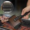 Elektriska grila birste ar nerūsējošā tērauda galviņu bez sariem, uzlādējama, bezvadu grila tīrītājs, BBQ pamata piederumi