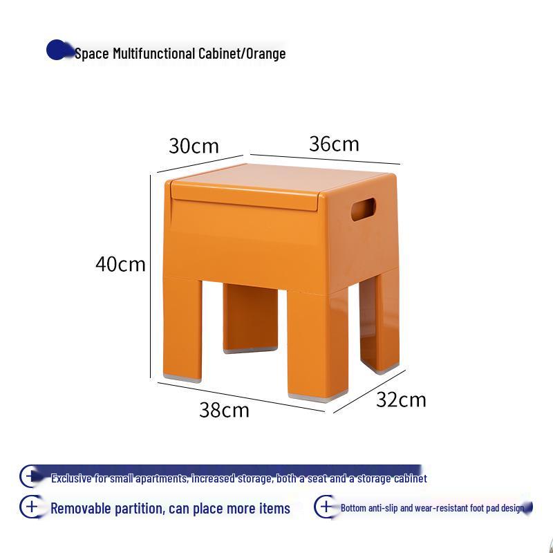 

Nordic Minimalist Entryway Storage Stool - Modern Small Chair for Sitting