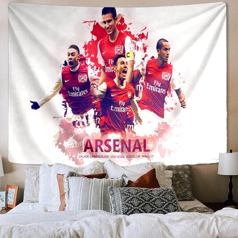 Arsenal Celebration Moment Tapestry Playroom Tapestry, Accessories for Bedroom,Livingroom, Dormitory Room Wall Decor Fan Birthday Gifts