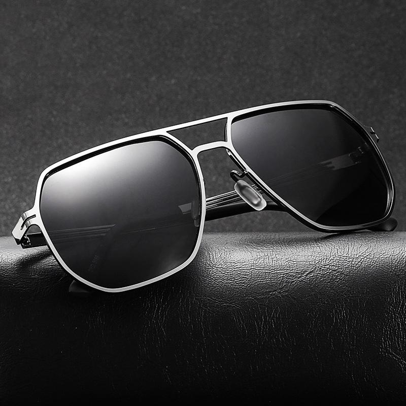 Fashion Photochromic Sunglasses Men Sun Glasses Outdoor Driving Discoloration Sunshade Non-polarized Glasses