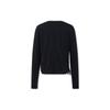 Levis SS23 Solid Color Round Neck Pullover Sweater Women Sweater Black A4939-0001