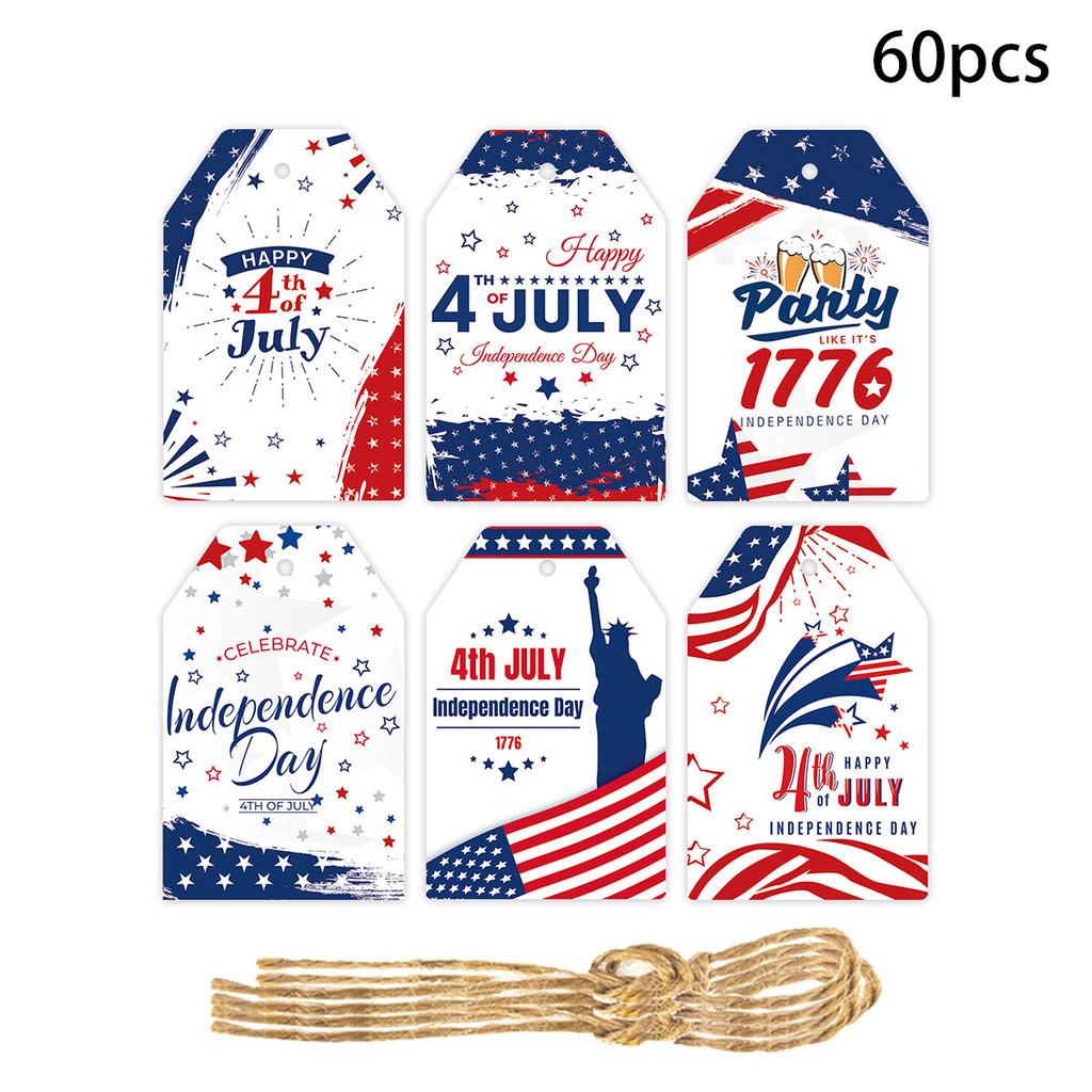 

Day Theme Independence Star Pattern Label Party Paper Pendant Decorative StyleA