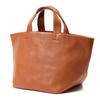 LEATHER CRAFT COMPANY Mini Sac Cabas, Cuir Italien, MINIMAL LMM-1006 (Marron clair)