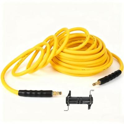 Material Update Soft Type Kärcher Compatible Extension Hose 15m" Kärcher Pressure Washer Compatible High-pressure Hose, Quick-connect Type, with Exte