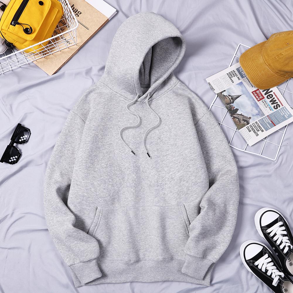 Mode Lockere Herren Damen Hoodies Neu Frühling Herbst Lässige Hoodies Sweatshirts Paar Tops Candy Unifarben Hoodie Sweatshirts