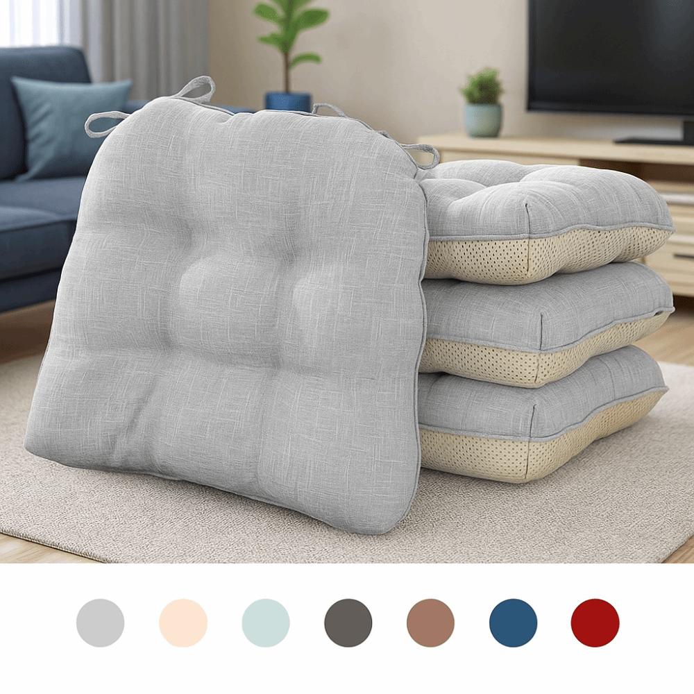 Solid Color Seat Cushion Thickened Sofa Cushion Multipurpose Chair Mat  School