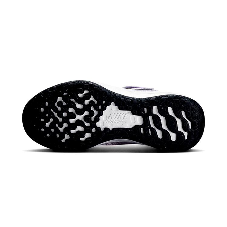 Nike REVOLUTION 6 Slip Resistant Cushioning Abrasion Resistant Low top Kids' Running Shoes Purple DD1095-500
