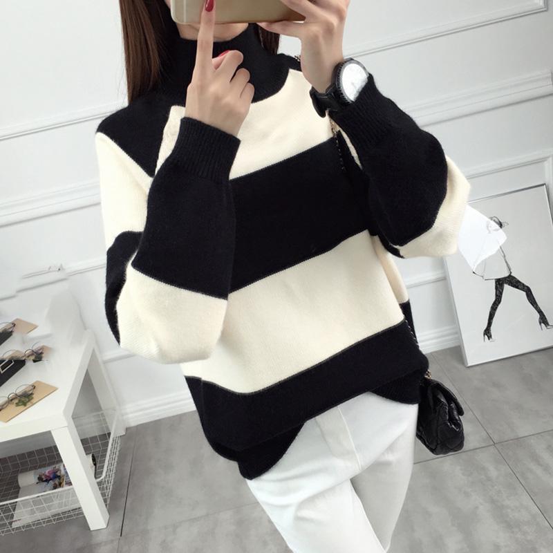 half white half black sweater