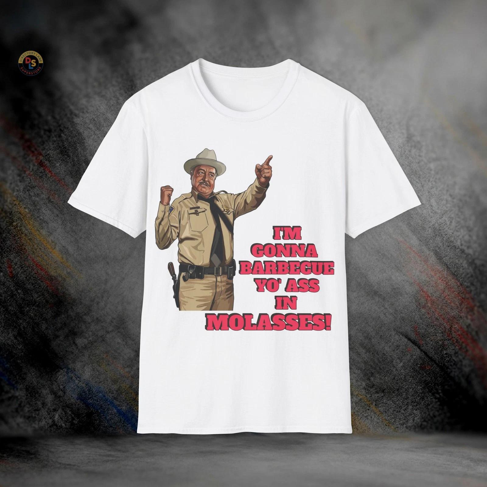 Buford T. Justice Barbecue Molasses Smokey & the Bandit T-Shirt | Softstyle Tee XXXL