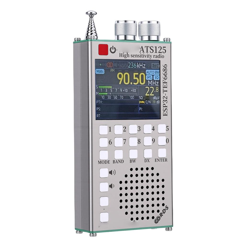 FM Radio High Sensitivity Bluetooth Radio with Automotive Chip 2.4 Inch LCD Touchscreen Extended Antennae Numeric
