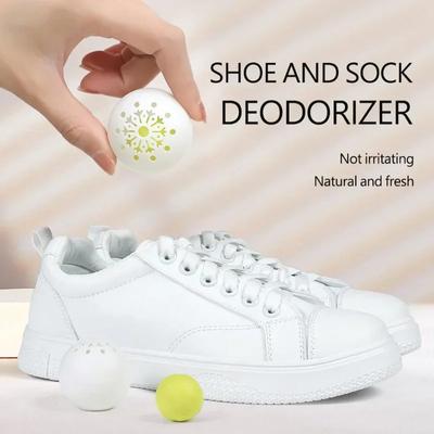 6Pcs Shoes Deodorant Balls Freshener Shoes Tea Fragrance Essential Foot Care Everyday Footwear Scent Shoe Closet Fresh Ball