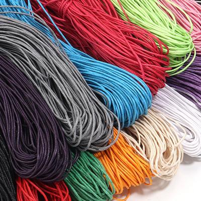 70m/lot 1mm Waxed Cotton String Colorful Beading Cord Rope For Jewelry Making DIY Bracelet Necklace Weaving Accessories Supplies