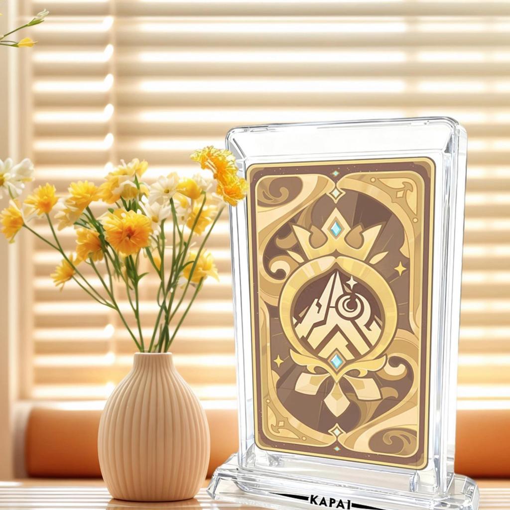 Card Slab Case Rating Card Brick Clear Deck Organizer Storage Sleeve Holder Display For Children Adults Presentation Collection