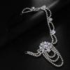 1920s Crystal Headbands Luxurious Flapper for Women Wedding Bridal Party Headdress with Floral Design