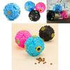 Enamel Rubber Squeak Toy Treat Dispenser Chew Resistant Interactive Dog Toy For Puppy Training