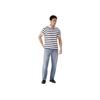 Levis Casual Soft Comfortable Striped Simple Short Sleeve Polo Shirt Men Polo Shirts Black White 003MT-0003