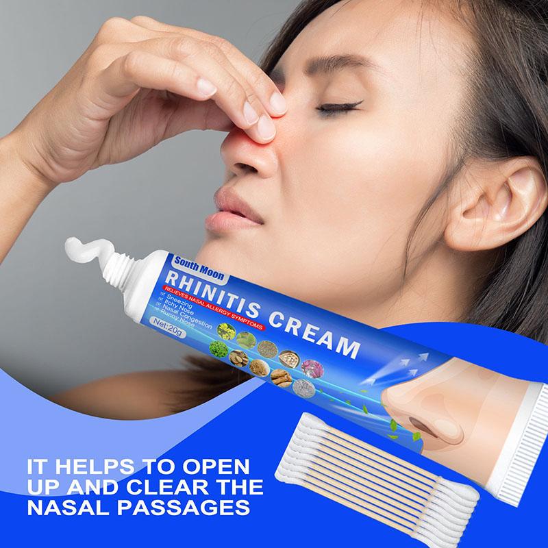 

Южная Луна, ринит, вентиляционный крем, заложенность носа, сухой холод, зуд в носу, чихание, мазь от аллергического ринита 20g