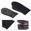 Hommes Femmes Universel Respirant Semelles Augmentant la Hauteur Coussinets Rehausseurs de Chaussures 5cm Noir