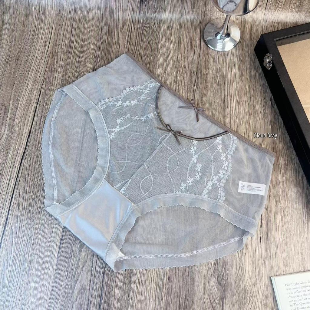 2026 Frühling/Sommer Hoch elastischer Spitzen-Tanga - Transparente Damenunterwäsche in Übergröße
